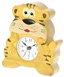 Animal Alarm Clock - Tiger. 14 Designs! Traditional Handmade Wooden Gifts