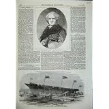 アメリカの大臣 Hon ダラスの用心深い砲艦 1856