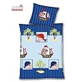 HAHN Baby Baumwoll Bettw�sche PIRATEN, 100x135 + 40x60 cm