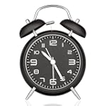 Peakeep 4" Twin Bell Analog Alarm Clo...