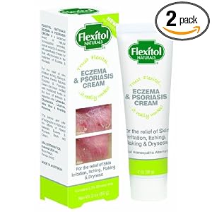 Flexitol Naturals Eczema and Psoriasis Cream, 2-Ounce Boxes (Pack of 2) by Flexitol