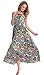 Dilanni Women's Strap Sleeveless Floral Printed Summer Beach Bohemian Sundress