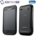 CAPDASE docomo GALAXY S SC-02B / SAMSUNG GT-I9000 専用 ソフトジャケット Fuze (クリスタル・クリアー 液晶保護シート 付き) クリアー/ソリッドブラック SJSGI9000-3FY1