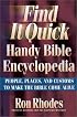 Find It Quick Handy Bible Encyclopedia