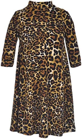 1st Kiss Little Girls' "Leopard Class" Tunic - brown, 6x