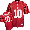 Eli Manning Youth Jersey: Reebok Red Replica #10 New York Giants Jersey