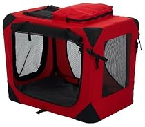 Pet Gear Home 'N Go Deluxe Soft-Sided Pet Crate, Small, Red Poppy