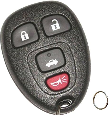Discount Keyless Replacement 4 Button Automotive Keyless Entry Remote Control Transmitter with Key Ring Compatible with GM Vehicles 15252034