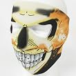 New Flaming Skull Neoprene Winter Full Face Mask W Nose Mouth Vents