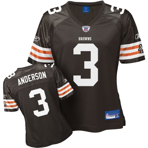 Reebok Cleveland Browns Derek Anderson Women's Replica Jersey Large