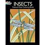 Insects Stained Glass Coloring Book (Dover Pictorial Archives)