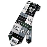 SAN ANTONIO SPURS NeckTie NBA BasketBall Men's Neck Tie