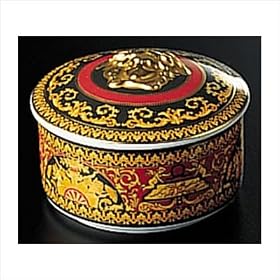 Versace by Rosenthal Medusa Red Covered Box by Rosenthal
