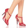 Pleaser Shoes Women's VANITY 415 4" T-Strap d'Orsay Pump, Available in 3 Colors