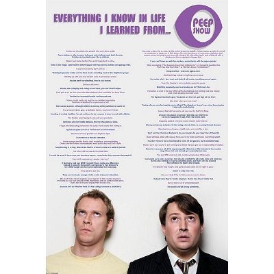 Television Posters: Peep Show - Everything I Know Poster - 91.5x61cm