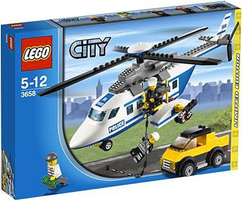 LEGO City Limited Edition Set #3658 Police Helicopter
