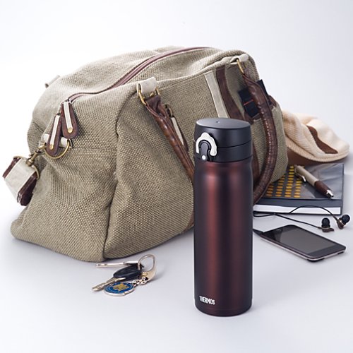 THERMOS 真空断熱ケータイマグ 【ワンタッチオープンタイプ】 0.5L チョコ JMY-500 CHO