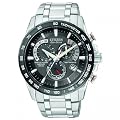 Citizen Men's Eco-Drive Chronograph Watch AT4008-51E  with a Black Dial and a Stainless Steel Bracelet