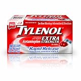 Tylenol Extra Strength Rapid Release Gelcaps, 500 Mg Each 50 Count
