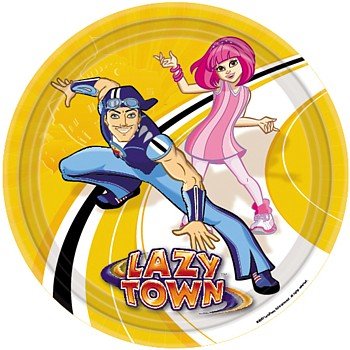 Lazytown Plates - 9 inch (Supplies 8)