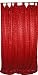 2 Arterian Red Art Silk Drapes / Curtains 108"