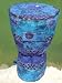 20" x 12" Djembe and hand Drum Bag - Adjustable Backpack Straps - Extra Padding and 2 Zippers - Earthtone or Blue Celestial Design