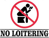 Novelty Sign: No Loitering
