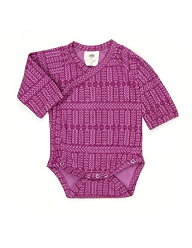 Kate Quinn Organics Unisex-baby Long Sleeve Kimono Bodysuit