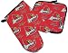U of L University of Louisville Cardinals Logo Oven Mitt Potholder Set for Kitchen Tailgating Barbecue or Outdoor Cooking POT HOLDER SET GIFT IDEA