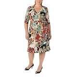 Merona Geo print Print wrap dress - 16W/18W