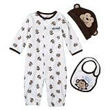 Newborn Boys' JUST ONE YOU Made by Carter s &Acirc;&reg; 3pc Monkey Convertal Gown Set 6M