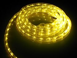 12V Rope Lights; 10ft Warm White LED Rope Light Kit; Christmas Lighting; outdoor rope lighting