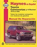 Toyota Camionetas 4 Runner Sp (Haynes Manuals)