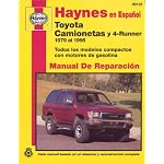 Toyota Pick Ups and 4 Runner 1979-95-Spanish Edition (Haynes Manuals) book cover