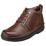 Propet Men's M4078 Village Walker Mid Oxford,Brown Grain,8.5 X (US Men's 8.5 EEE)