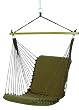 Pawleys Island Hideaway  Collection Cushioned DuraCord Single Swing, Herringbone Retreat