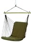 Pawleys Island Hideaway  Collection Cushioned DuraCord Single Swing, Herringbone Retreat