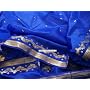 Blue Sari / Bellydance Dress Fabric wrap India Saree