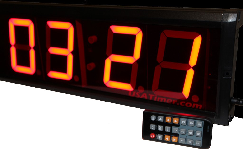 Amazon.com : USA Timer Pre-Programmed Crossfit Interval Wall Timer ...