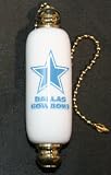 Dallas Cowboys Porcelain Fan/Light Chain Pull
