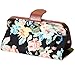 Galaxy S3 Case, OMIU(TM) Flower Floral Style Wallet Flip Magnet Stand Leather Case Cover with Credit Card Holder for Samsung Galaxy S3 i9300(Black), with Screen Protector, Stylus and Cleaning Cloth