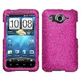 Hot Pink Diamante Bling Protector Cover for HTC Inspire 4G/Desire HD