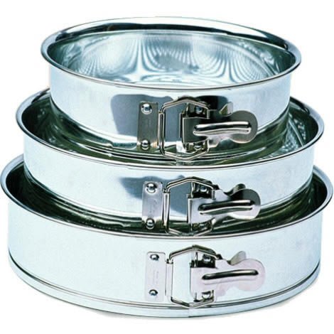 Kaiser Bakeware Basic Tinplate Nested Springform Pans, Set of 3