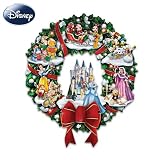 The Wonderful World Of Disney Character Christmas Wreath by The Bradford Exchange
