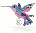 Blue Hummingbird Pin #0607BL