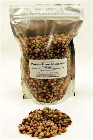 2.5 Lbs Protein Powerhouse Sprouting Seed Mix - Certified Organic - 2.5 Lb. Re-sealable... by Bean Soup Mixes