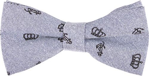 DHA 1 -Crown & Anchor Men's Bow Tie-Blue Chambray-One Size