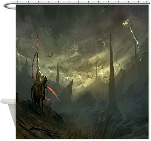 Melete Customized Nature Fantasy Polyester 60*72 Inch Shower Curtain