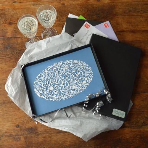 Hand cut Wedding or Anniversary gift