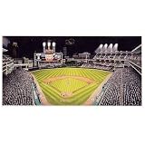 Good Sports Art Cleveland Indians Jacobs Nocturne Fireworks Lithograph